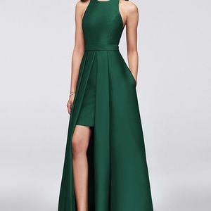 David’s bridal halter top dress with pockets